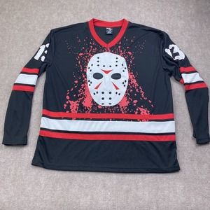 Friday The 13th Jason Voorhees Hockey Jersey Size XL